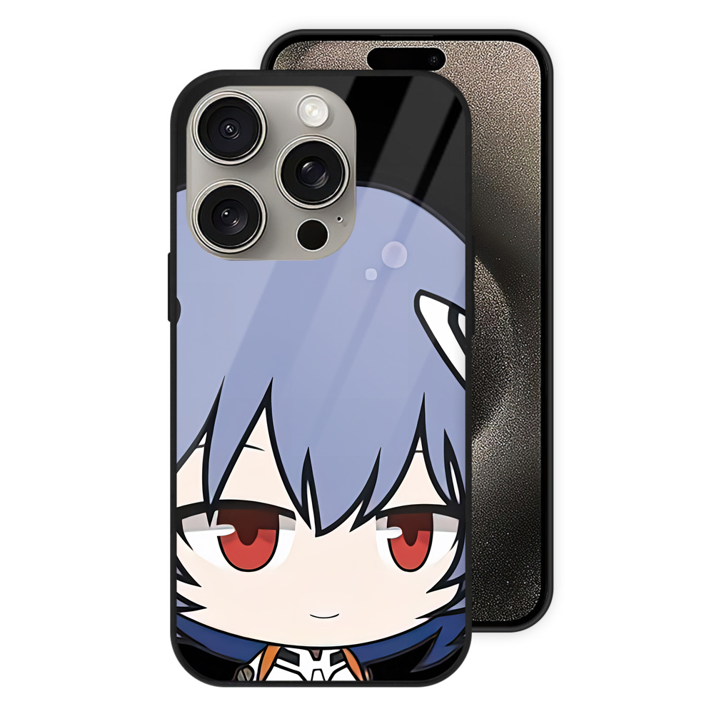 （画像用） EVA 新世紀エヴァンゲリオン 【iPhone15Pro対応】スマホケース 耐衝撃＆黄変防止 背面ガラス