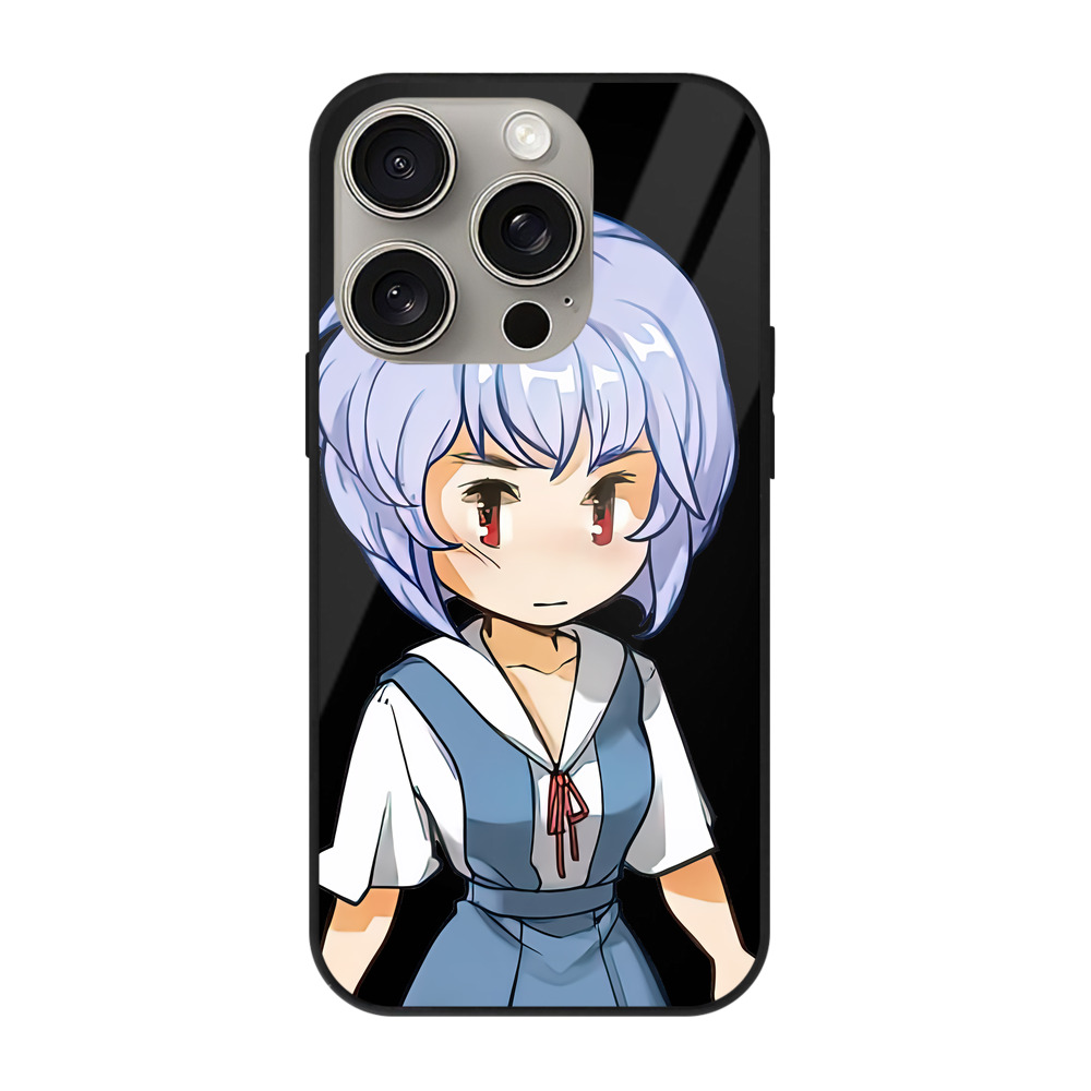 （画像用） EVA 新世紀エヴァンゲリオン 【iPhone15Pro対応】スマホケース 耐衝撃＆黄変防止 背面ガラス