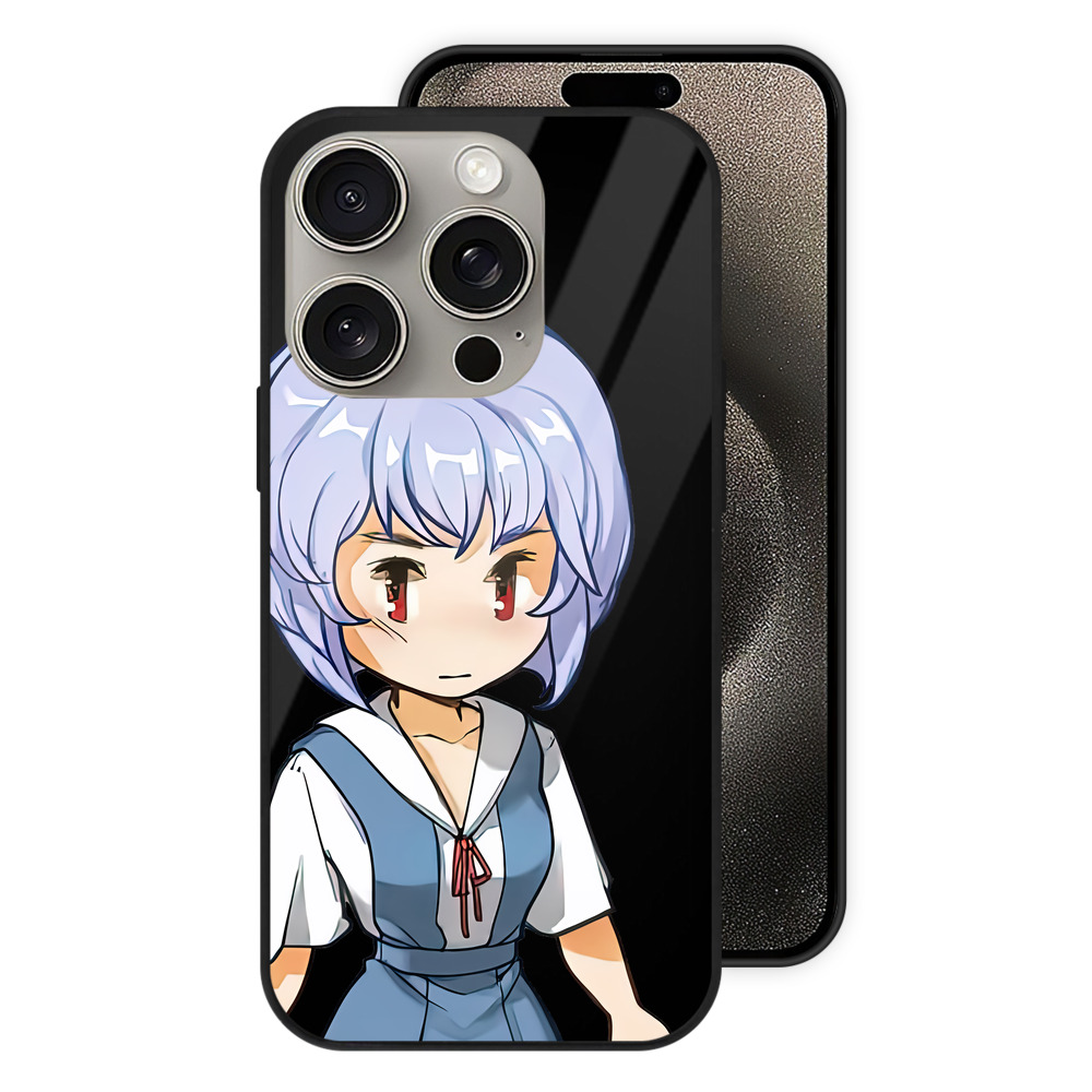 （画像用） EVA 新世紀エヴァンゲリオン 【iPhone15Pro対応】スマホケース 耐衝撃＆黄変防止 背面ガラス