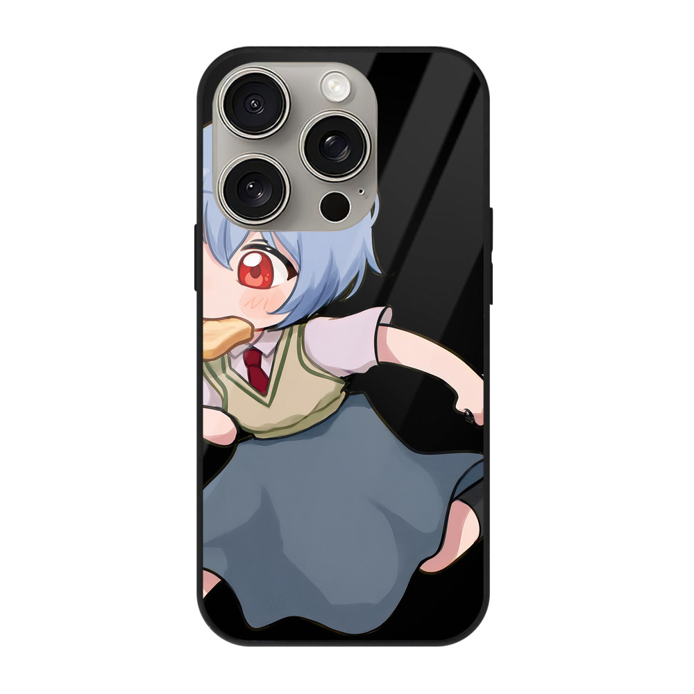 （画像用） EVA 新世紀エヴァンゲリオン 【iPhone15Pro対応】スマホケース 耐衝撃＆黄変防止 背面ガラス