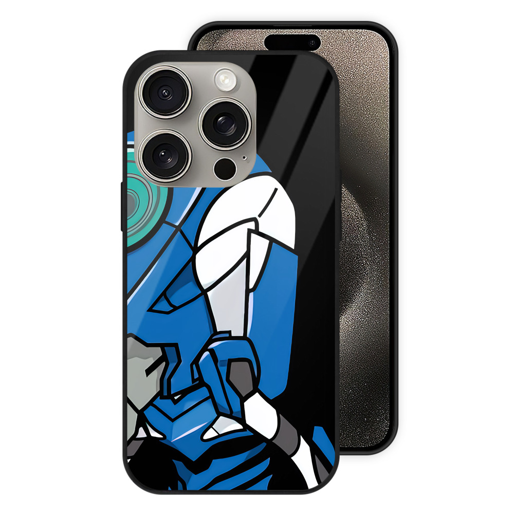 （画像用） EVA 新世紀エヴァンゲリオン 【iPhone15Pro対応】スマホケース 耐衝撃＆黄変防止 背面ガラス