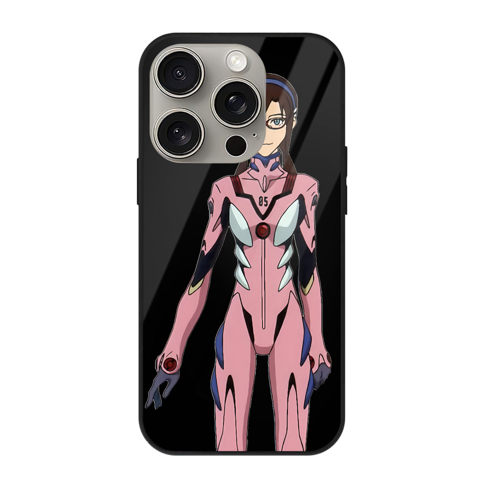 （画像用） EVA 新世紀エヴァンゲリオン 【iPhone15Pro対応】スマホケース 耐衝撃＆黄変防止 背面ガラス