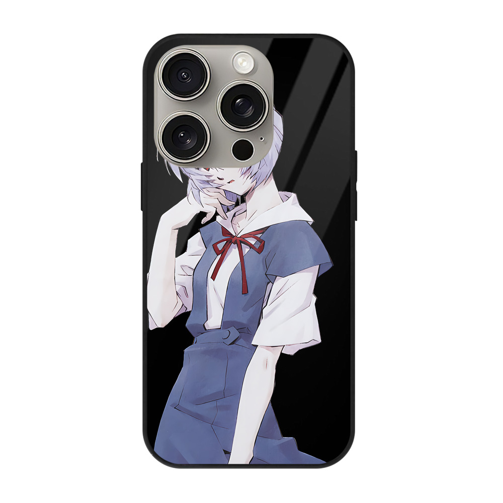 （画像用） EVA 新世紀エヴァンゲリオン 【iPhone15Pro対応】スマホケース 耐衝撃＆黄変防止 背面ガラス