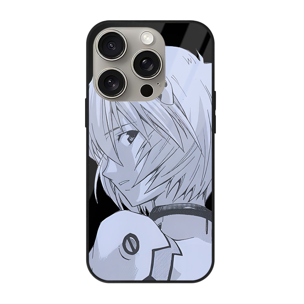（画像用） EVA 新世紀エヴァンゲリオン 【iPhone15Pro対応】スマホケース 耐衝撃＆黄変防止 背面ガラス