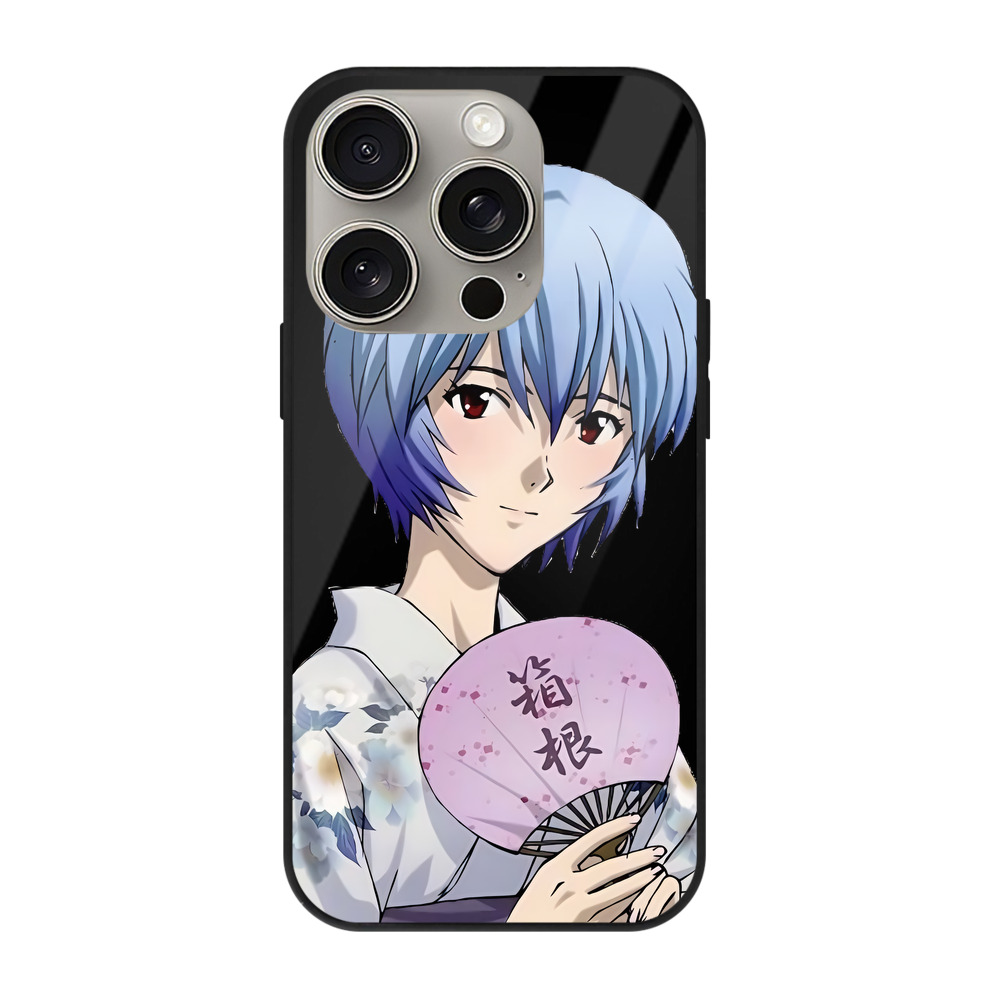 （画像用） EVA 新世紀エヴァンゲリオン 【iPhone15Pro対応】スマホケース 耐衝撃＆黄変防止 背面ガラス