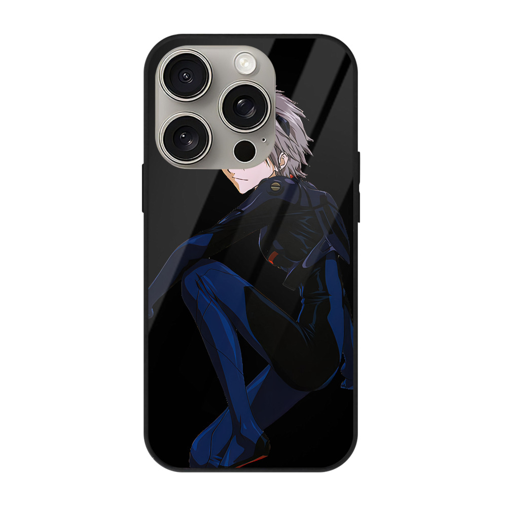 （画像用） EVA 新世紀エヴァンゲリオン 【iPhone15Pro対応】スマホケース 耐衝撃＆黄変防止 背面ガラス