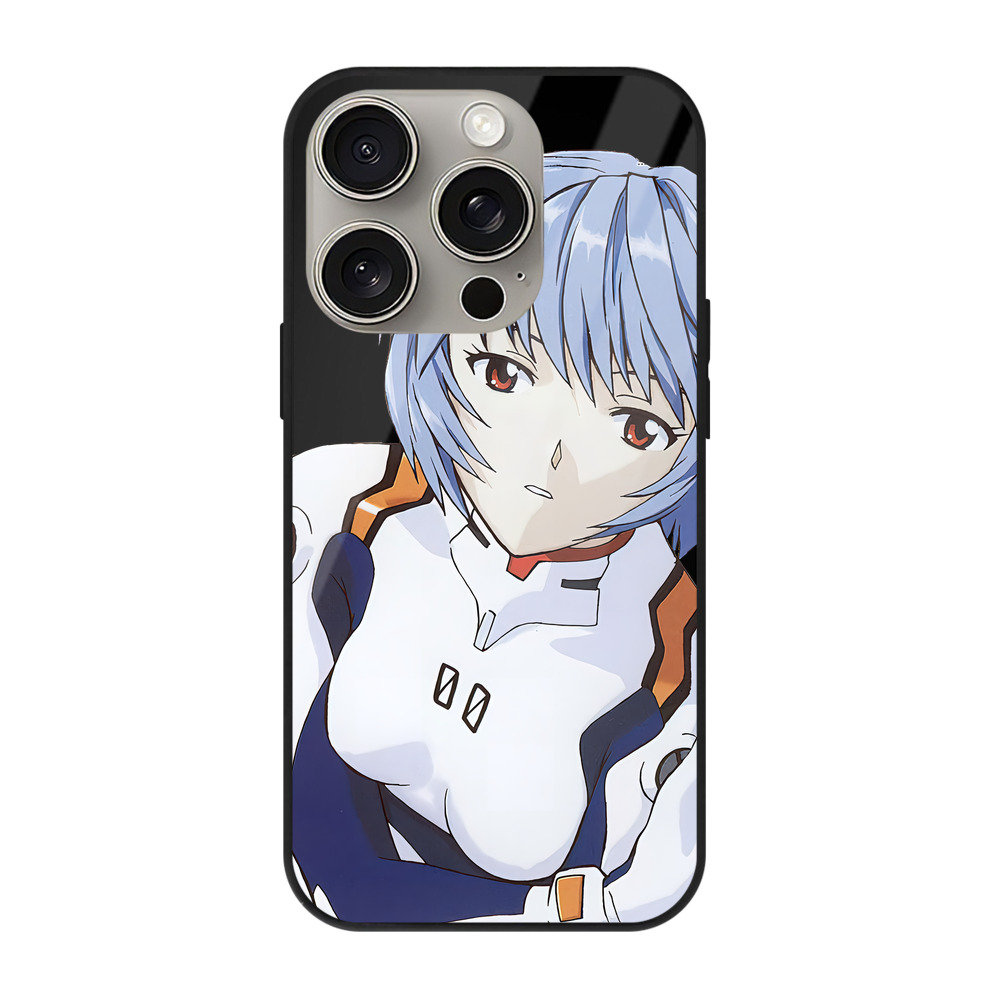 （画像用） EVA 新世紀エヴァンゲリオン 【iPhone15Pro対応】スマホケース 耐衝撃＆黄変防止 背面ガラス