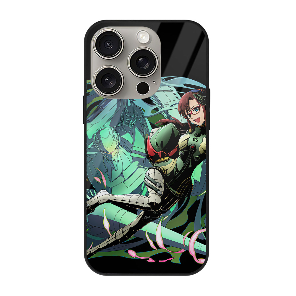 （画像用） EVA 新世紀エヴァンゲリオン 【iPhone15Pro対応】スマホケース 耐衝撃＆黄変防止 背面ガラス