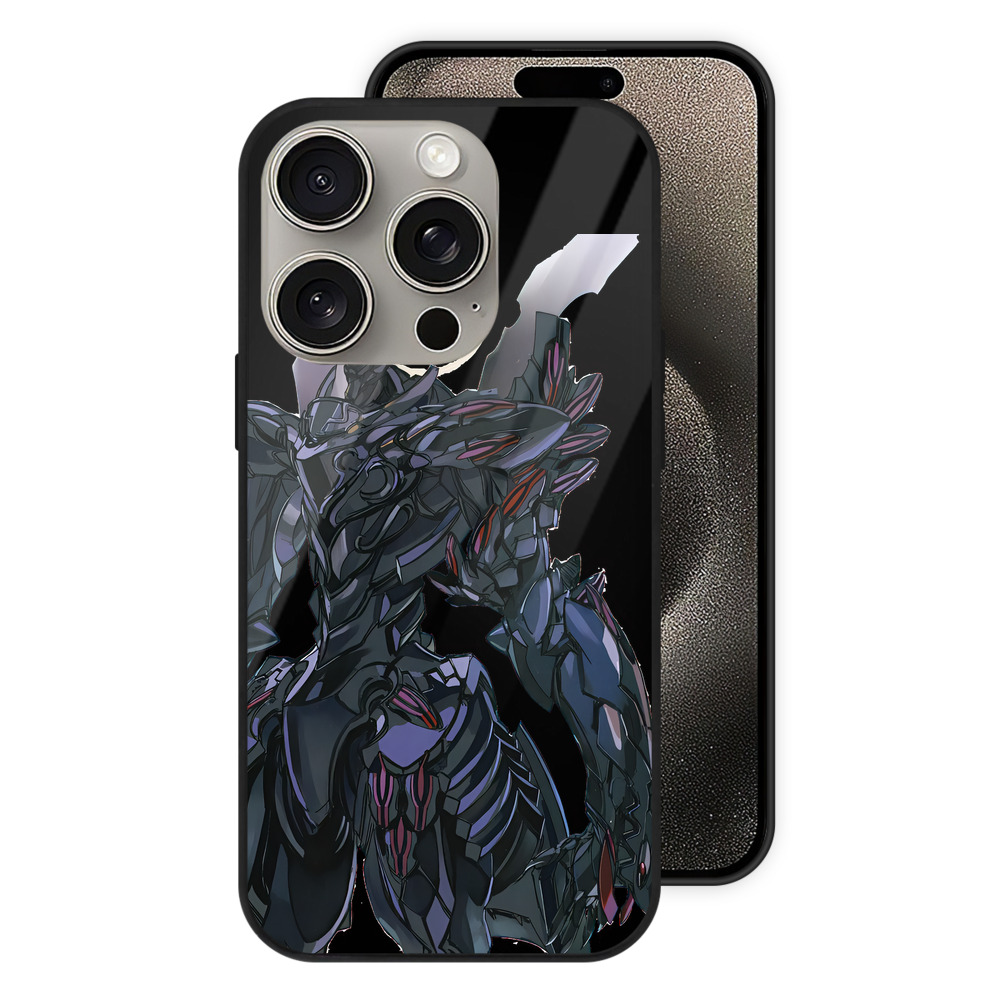 （画像用） EVA 新世紀エヴァンゲリオン 【iPhone15Pro対応】スマホケース 耐衝撃＆黄変防止 背面ガラス