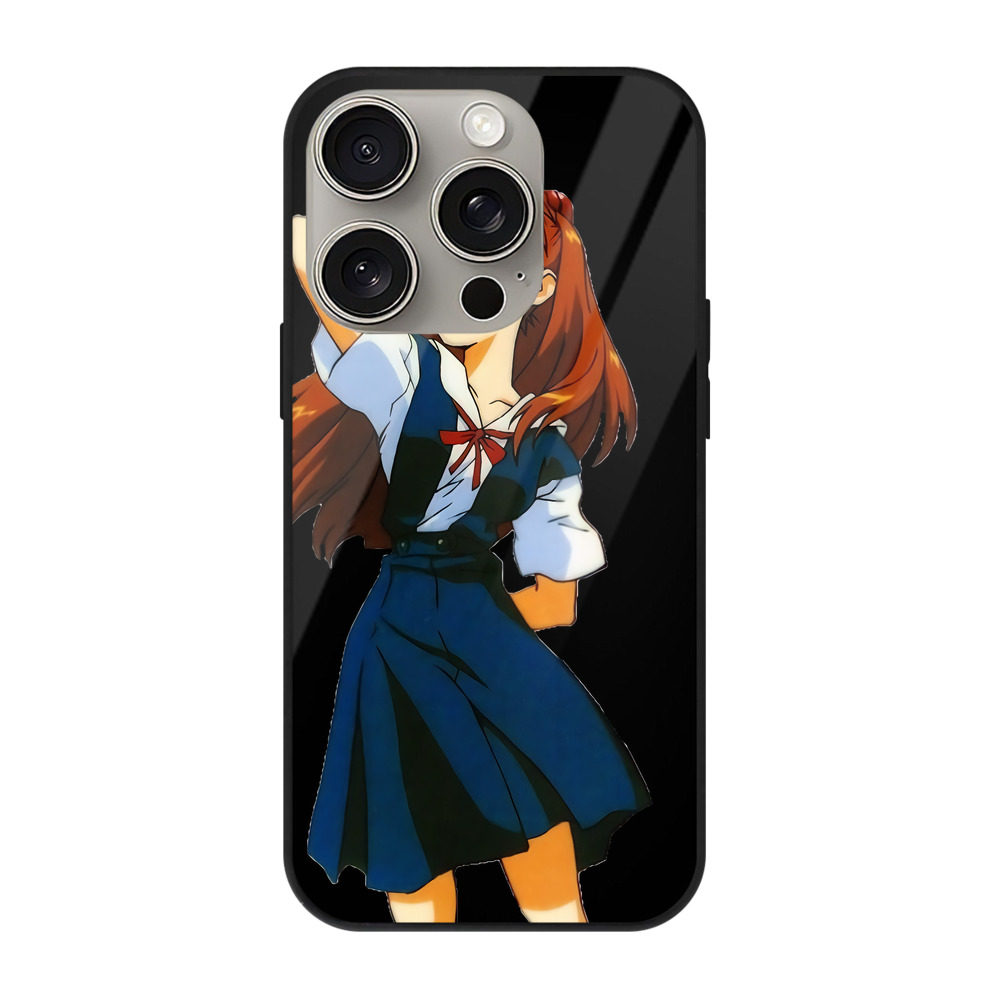 （画像用） EVA 新世紀エヴァンゲリオン 【iPhone15Pro対応】スマホケース 耐衝撃＆黄変防止 背面ガラス