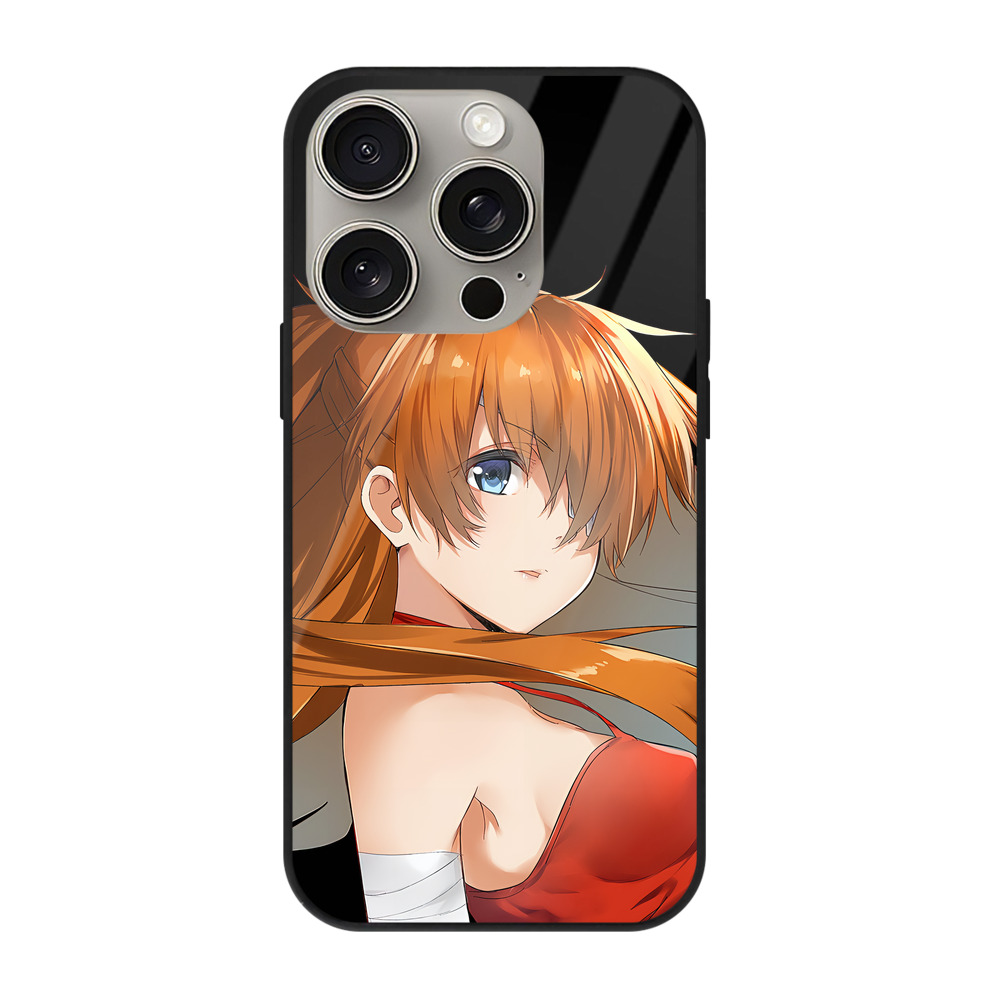（画像用） EVA 新世紀エヴァンゲリオン 【iPhone15Pro対応】スマホケース 耐衝撃＆黄変防止 背面ガラス