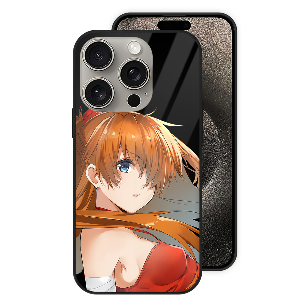 （画像用） EVA 新世紀エヴァンゲリオン 【iPhone15Pro対応】スマホケース 耐衝撃＆黄変防止 背面ガラス