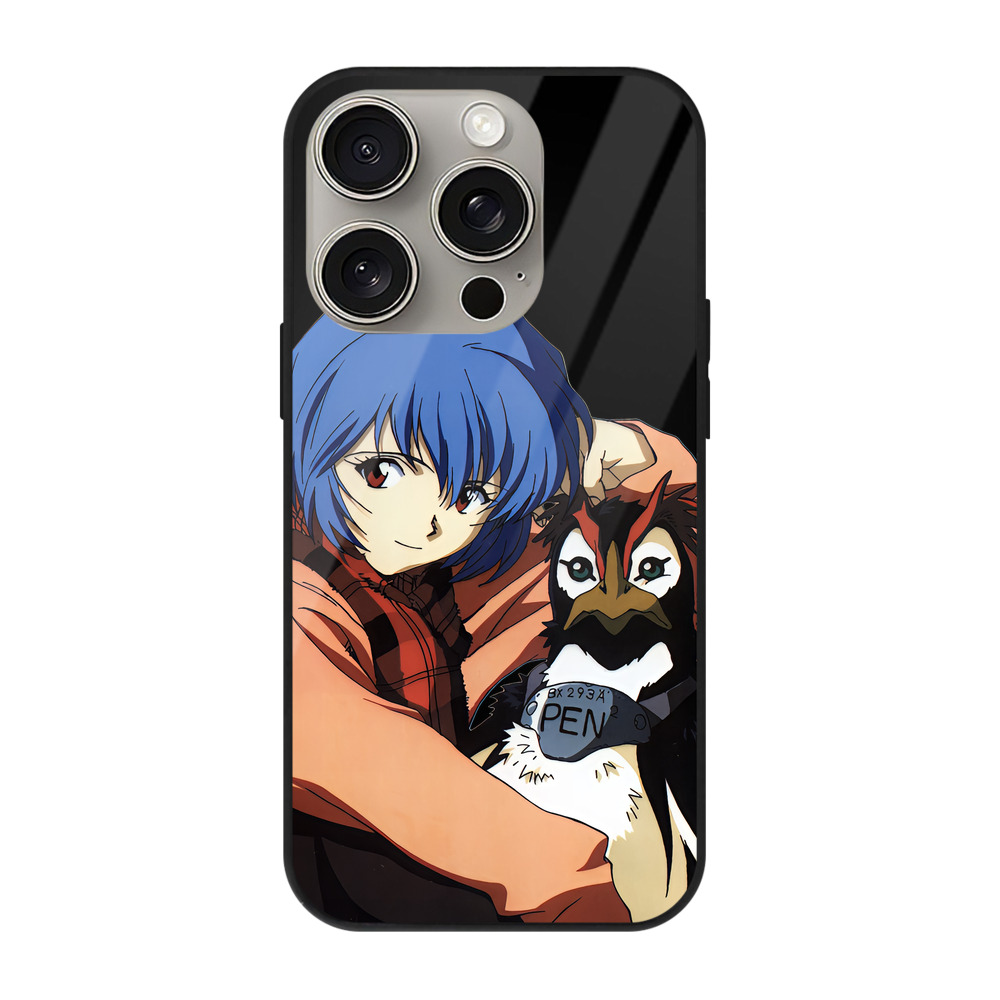 （画像用） EVA 新世紀エヴァンゲリオン 【iPhone15Pro対応】スマホケース 耐衝撃＆黄変防止 背面ガラス