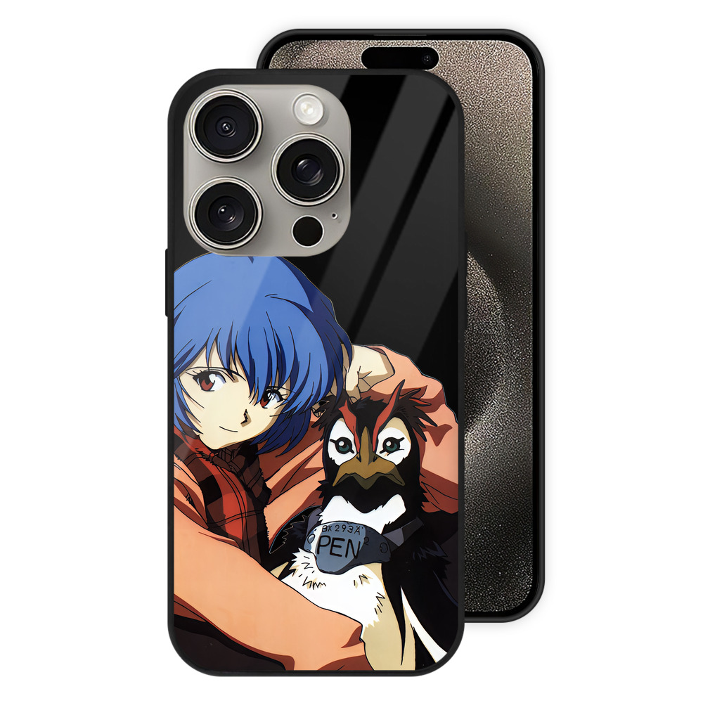 （画像用） EVA 新世紀エヴァンゲリオン 【iPhone15Pro対応】スマホケース 耐衝撃＆黄変防止 背面ガラス