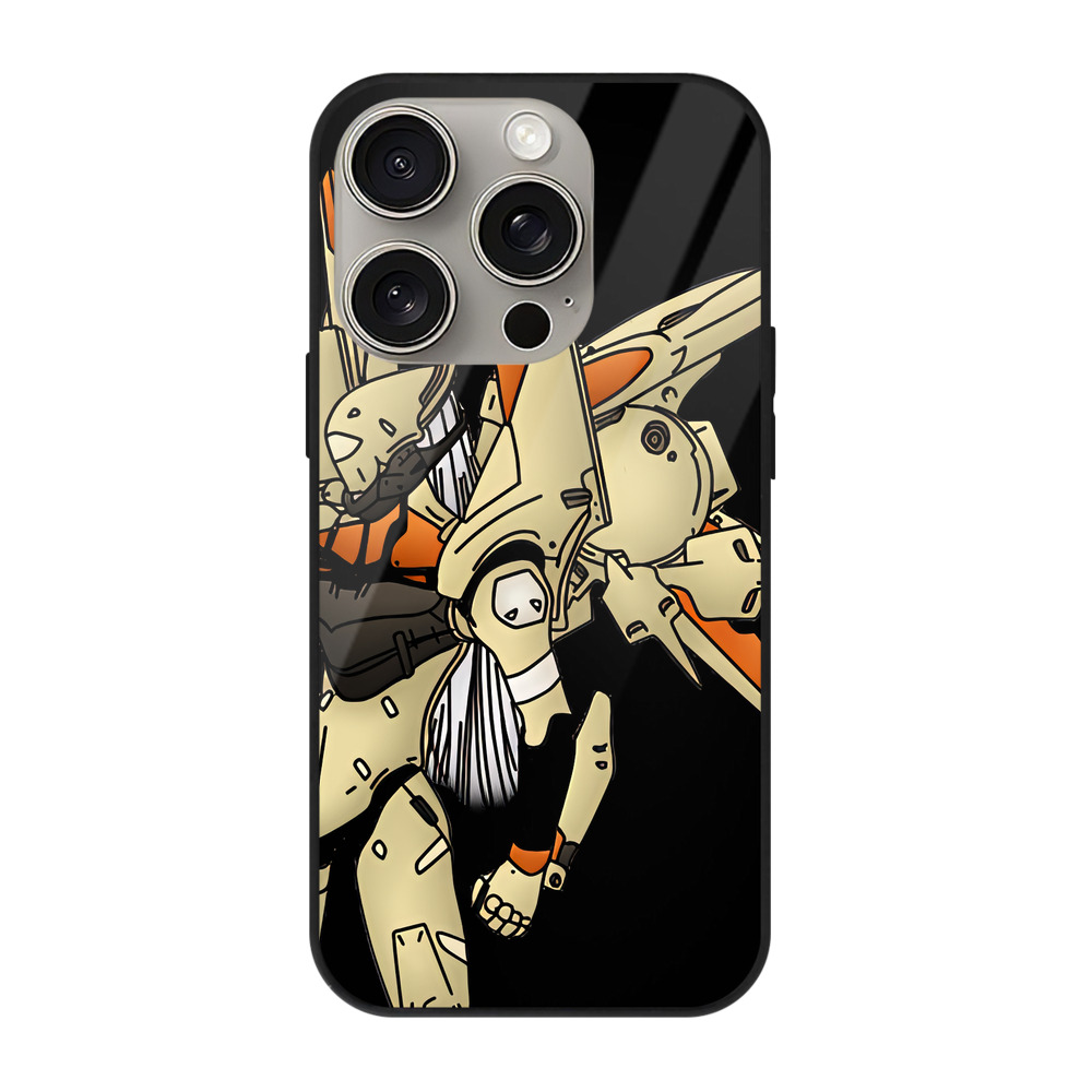 （画像用） EVA 新世紀エヴァンゲリオン 【iPhone15Pro対応】スマホケース 耐衝撃＆黄変防止 背面ガラス