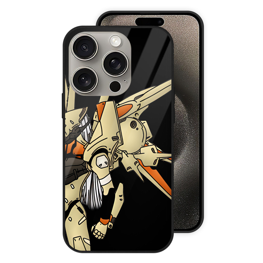 （画像用） EVA 新世紀エヴァンゲリオン 【iPhone15Pro対応】スマホケース 耐衝撃＆黄変防止 背面ガラス