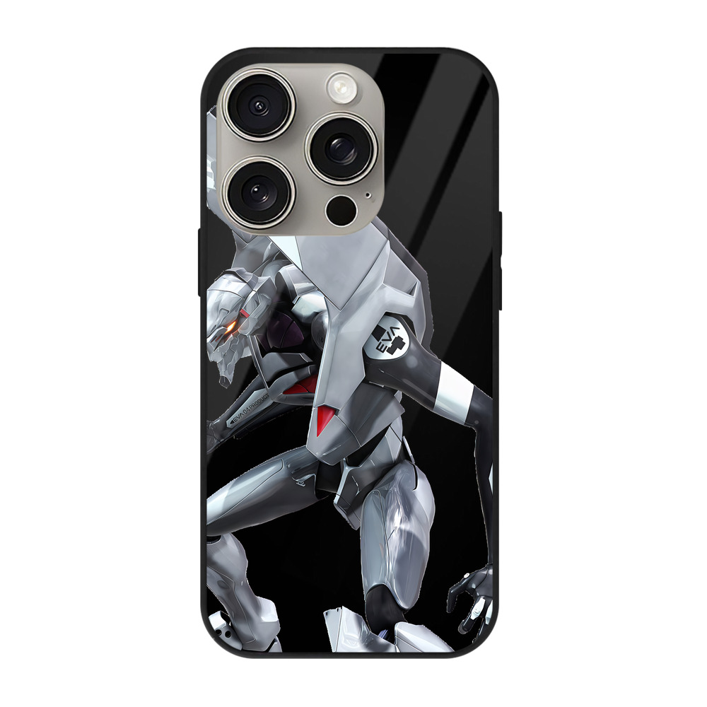 （画像用） EVA 新世紀エヴァンゲリオン 【iPhone15Pro対応】スマホケース 耐衝撃＆黄変防止 背面ガラス