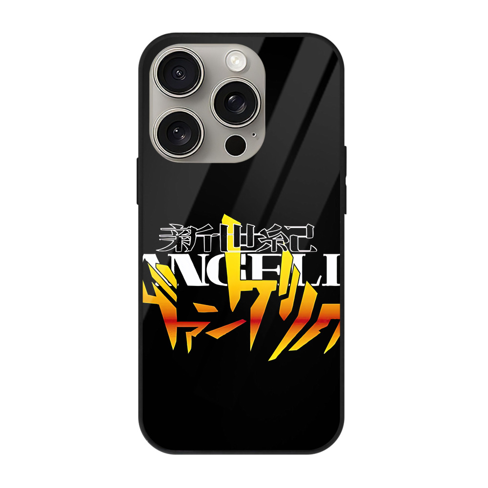 （画像用） EVA 新世紀エヴァンゲリオン 【iPhone15Pro対応】スマホケース 耐衝撃＆黄変防止 背面ガラス