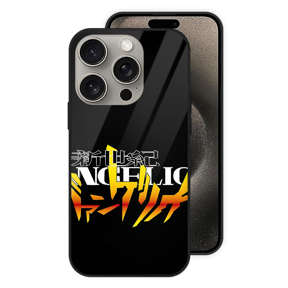 （画像用） EVA 新世紀エヴァンゲリオン 【iPhone15Pro対応】スマホケース 耐衝撃＆黄変防止 背面ガラス