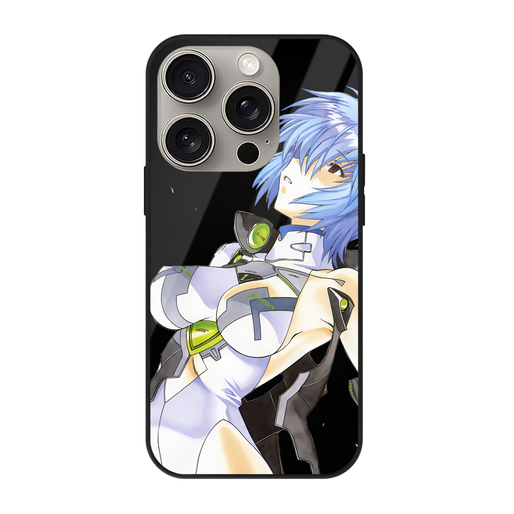 （画像用） EVA 新世紀エヴァンゲリオン 【iPhone15Pro対応】スマホケース 耐衝撃＆黄変防止 背面ガラス