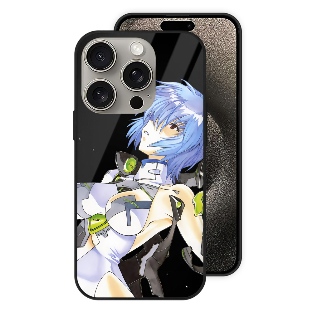 （画像用） EVA 新世紀エヴァンゲリオン 【iPhone15Pro対応】スマホケース 耐衝撃＆黄変防止 背面ガラス