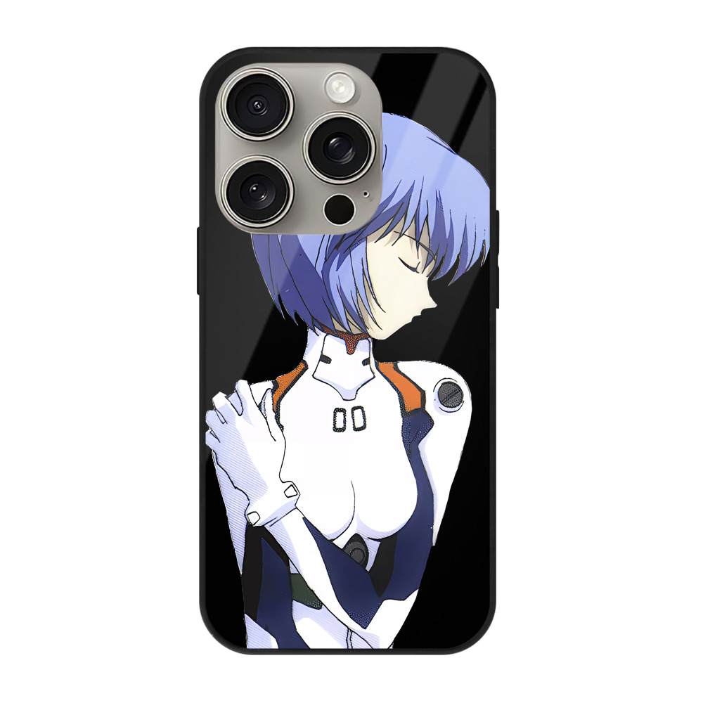 （画像用） EVA 新世紀エヴァンゲリオン 【iPhone15Pro対応】スマホケース 耐衝撃＆黄変防止 背面ガラス