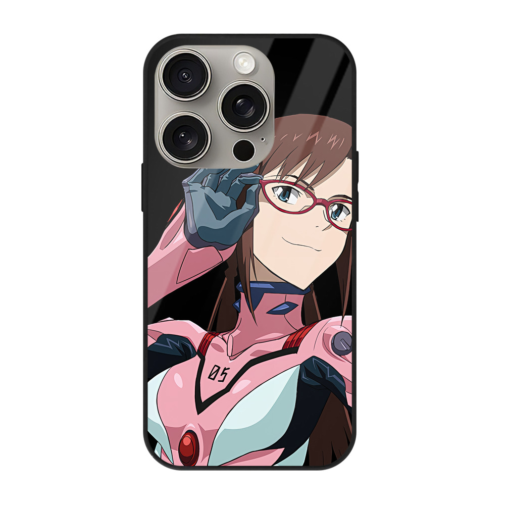 （画像用） EVA 新世紀エヴァンゲリオン 【iPhone15Pro対応】スマホケース 耐衝撃＆黄変防止 背面ガラス