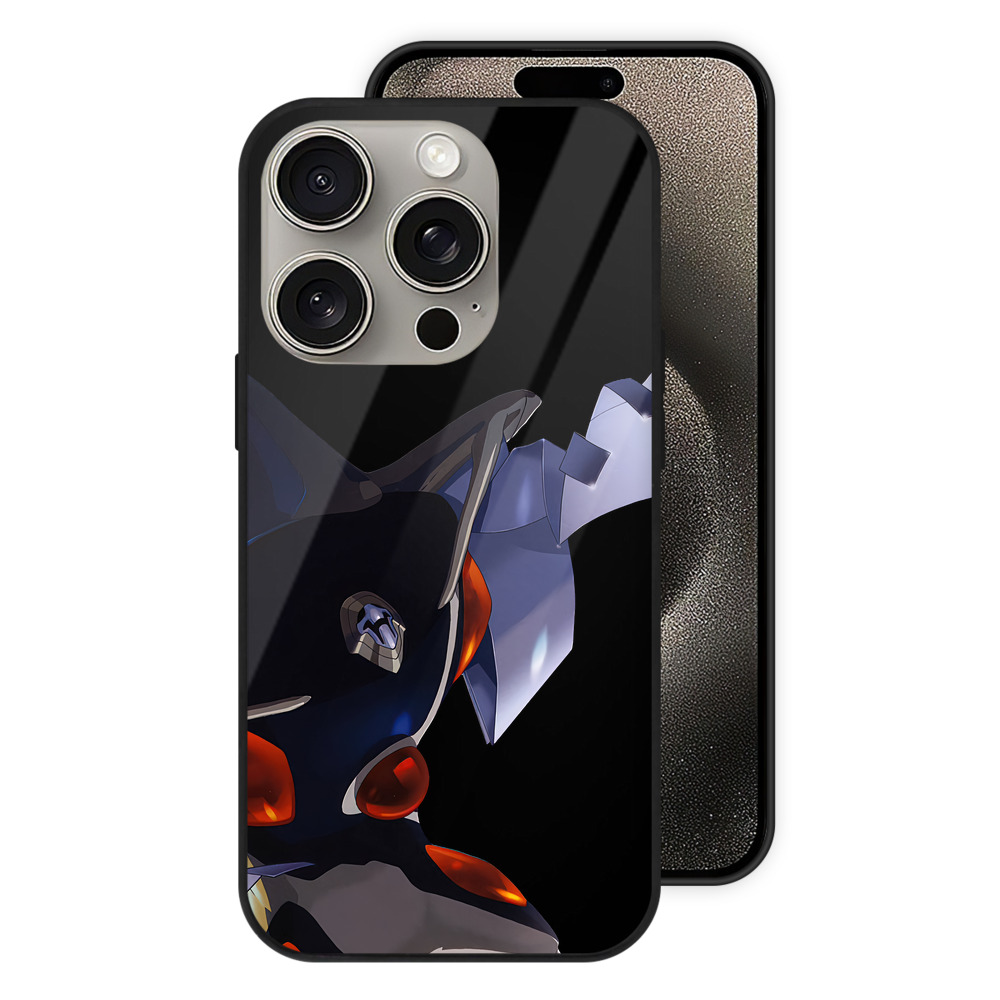 （画像用） EVA 新世紀エヴァンゲリオン 【iPhone15Pro対応】スマホケース 耐衝撃＆黄変防止 背面ガラス