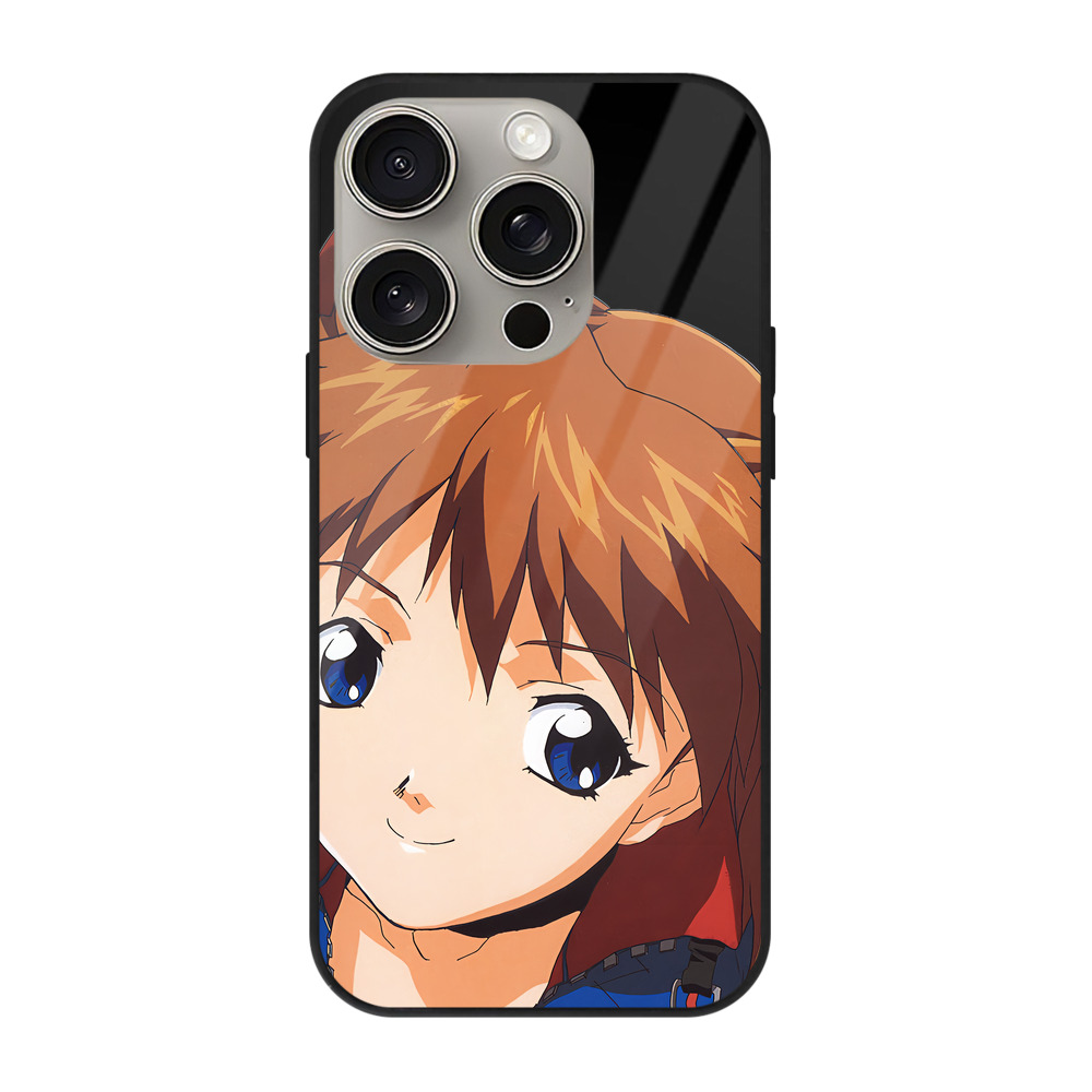 （画像用） EVA 新世紀エヴァンゲリオン 【iPhone15Pro対応】スマホケース 耐衝撃＆黄変防止 背面ガラス