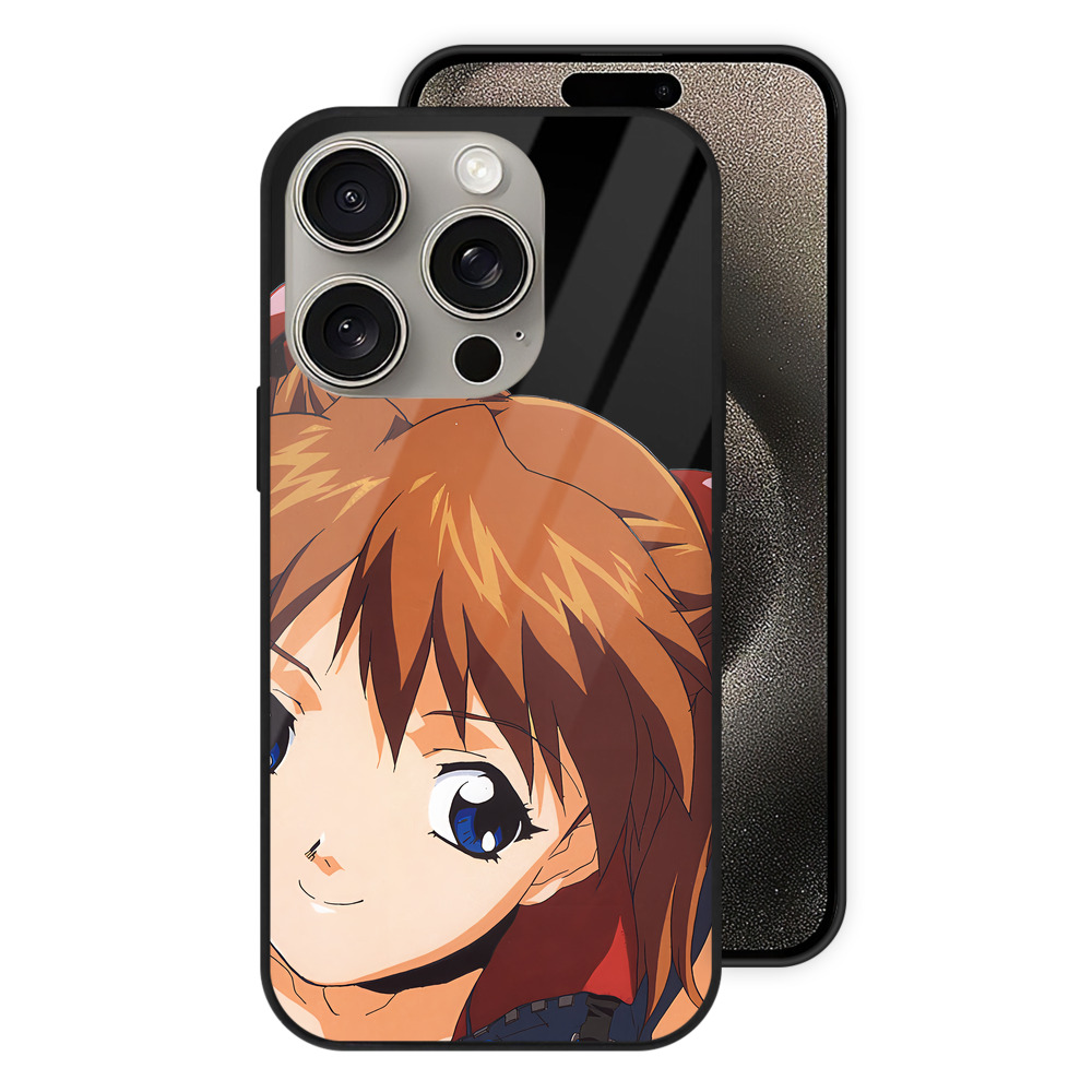（画像用） EVA 新世紀エヴァンゲリオン 【iPhone15Pro対応】スマホケース 耐衝撃＆黄変防止 背面ガラス