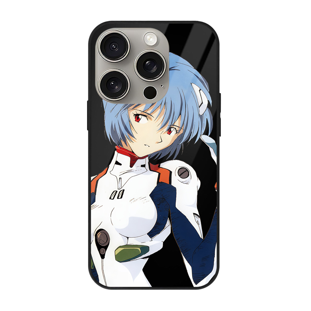 （画像用） EVA 新世紀エヴァンゲリオン 【iPhone15Pro対応】スマホケース 耐衝撃＆黄変防止 背面ガラス