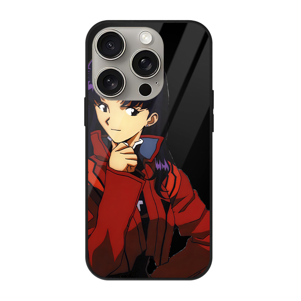 （画像用） EVA 新世紀エヴァンゲリオン 【iPhone15Pro対応】スマホケース 耐衝撃＆黄変防止 背面ガラス
