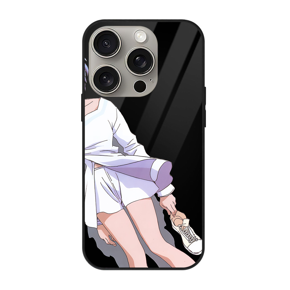 （画像用） EVA 新世紀エヴァンゲリオン 【iPhone15Pro対応】スマホケース 耐衝撃＆黄変防止 背面ガラス