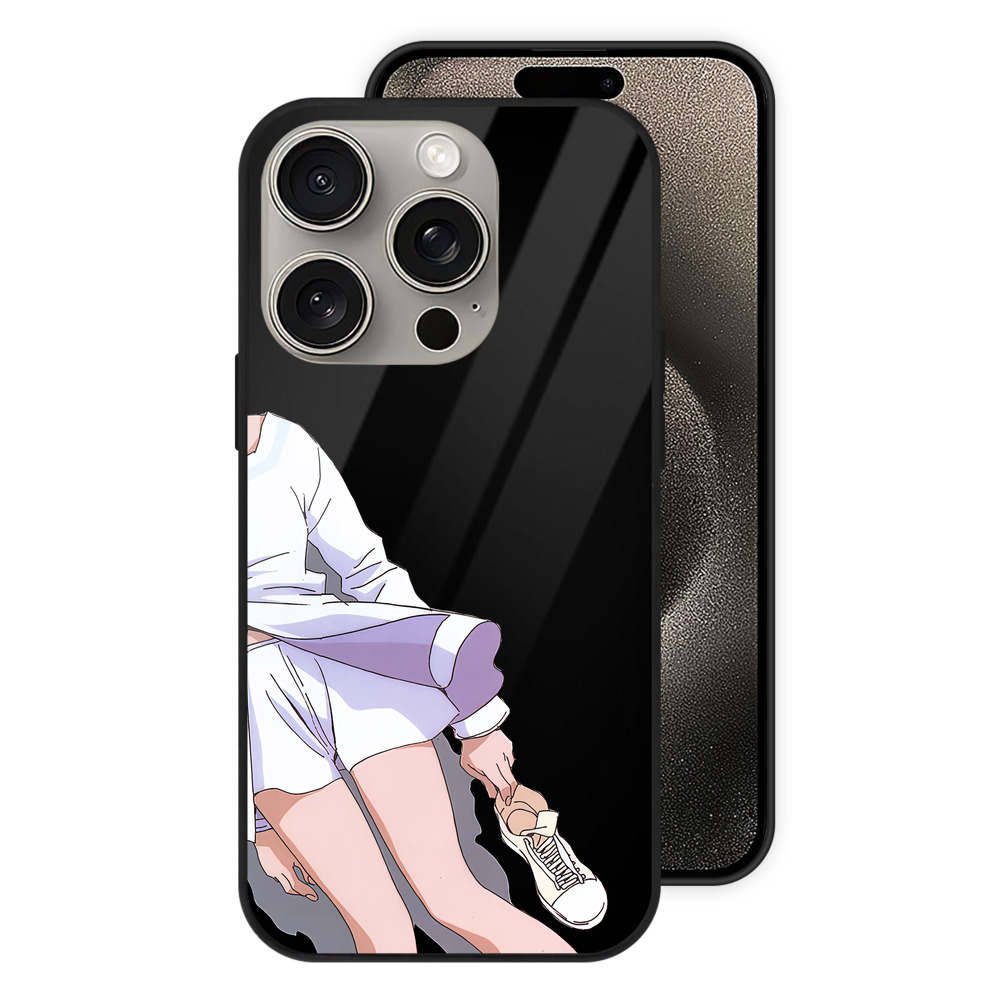 （画像用） EVA 新世紀エヴァンゲリオン 【iPhone15Pro対応】スマホケース 耐衝撃＆黄変防止 背面ガラス