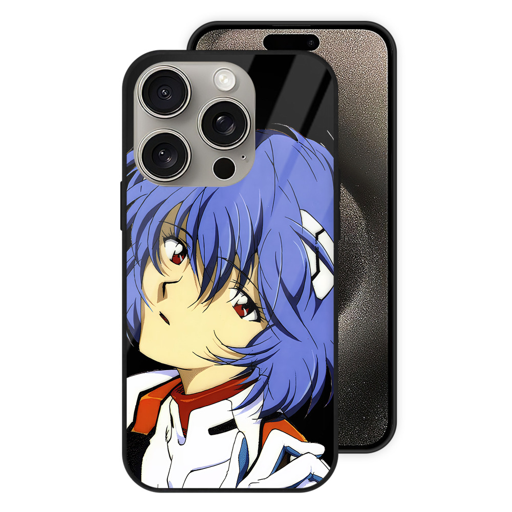 （画像用） EVA 新世紀エヴァンゲリオン 【iPhone15Pro対応】スマホケース 耐衝撃＆黄変防止 背面ガラス