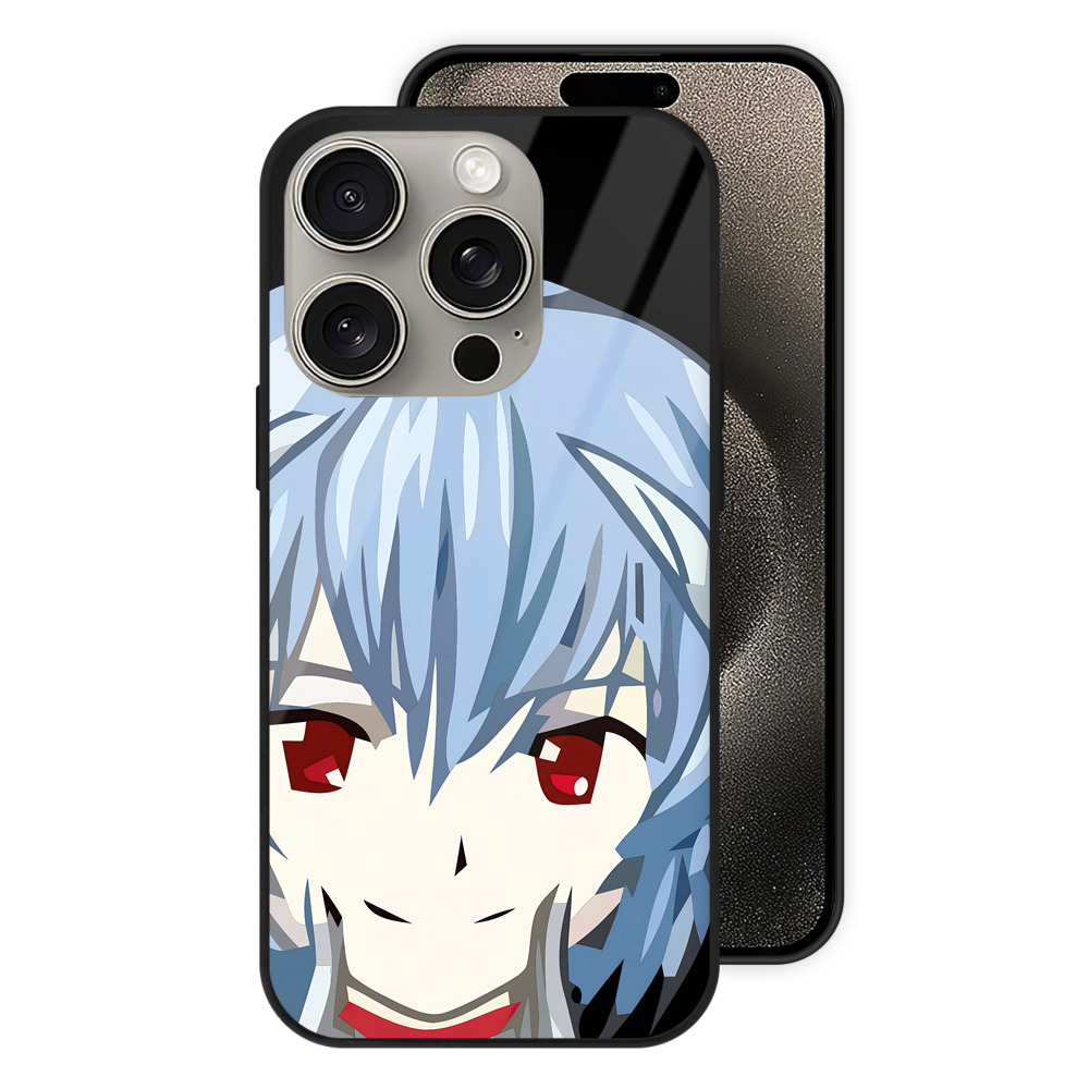 （画像用） EVA 新世紀エヴァンゲリオン 【iPhone15Pro対応】スマホケース 耐衝撃＆黄変防止 背面ガラス