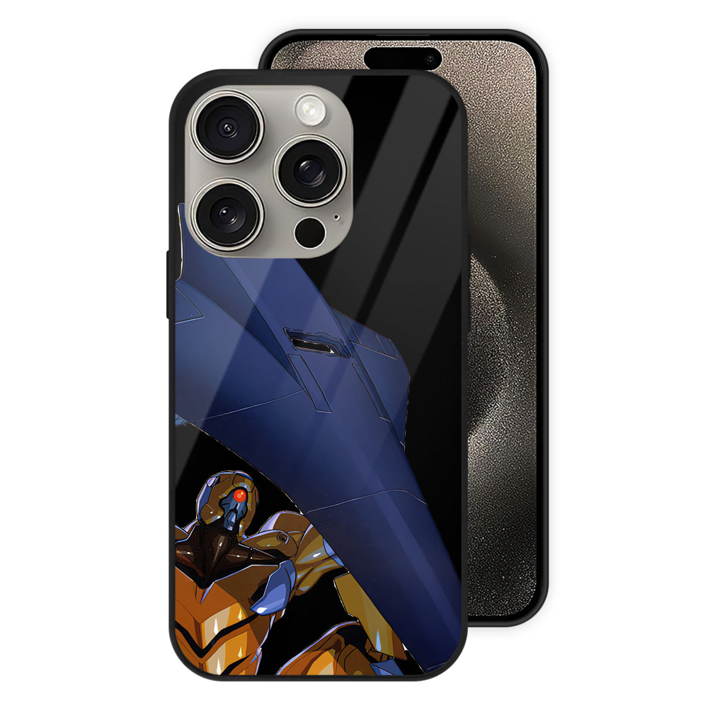 （画像用） EVA 新世紀エヴァンゲリオン 【iPhone15Pro対応】スマホケース 耐衝撃＆黄変防止 背面ガラス