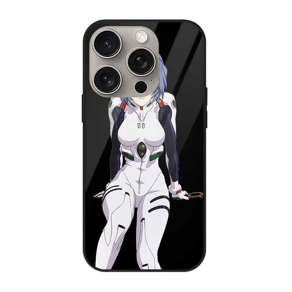 （画像用） EVA 新世紀エヴァンゲリオン 【iPhone15Pro対応】スマホケース 耐衝撃＆黄変防止 背面ガラス