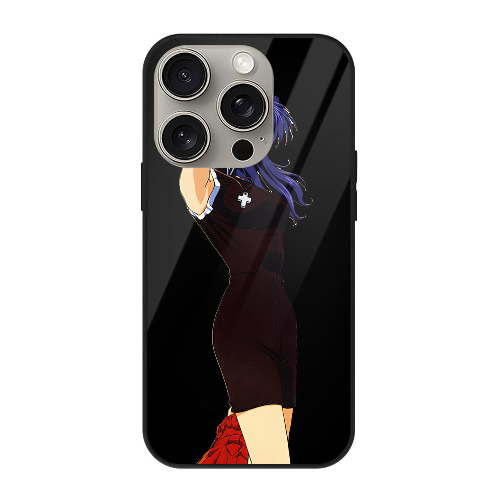 （画像用） EVA 新世紀エヴァンゲリオン 【iPhone15Pro対応】スマホケース 耐衝撃＆黄変防止 背面ガラス