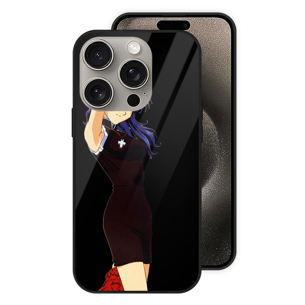 （画像用） EVA 新世紀エヴァンゲリオン 【iPhone15Pro対応】スマホケース 耐衝撃＆黄変防止 背面ガラス
