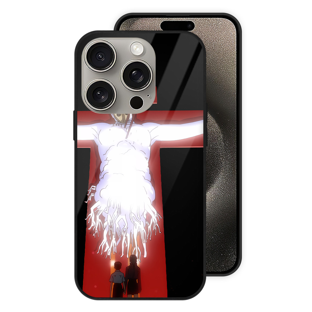 （画像用） EVA 新世紀エヴァンゲリオン 【iPhone15Pro対応】スマホケース 耐衝撃＆黄変防止 背面ガラス