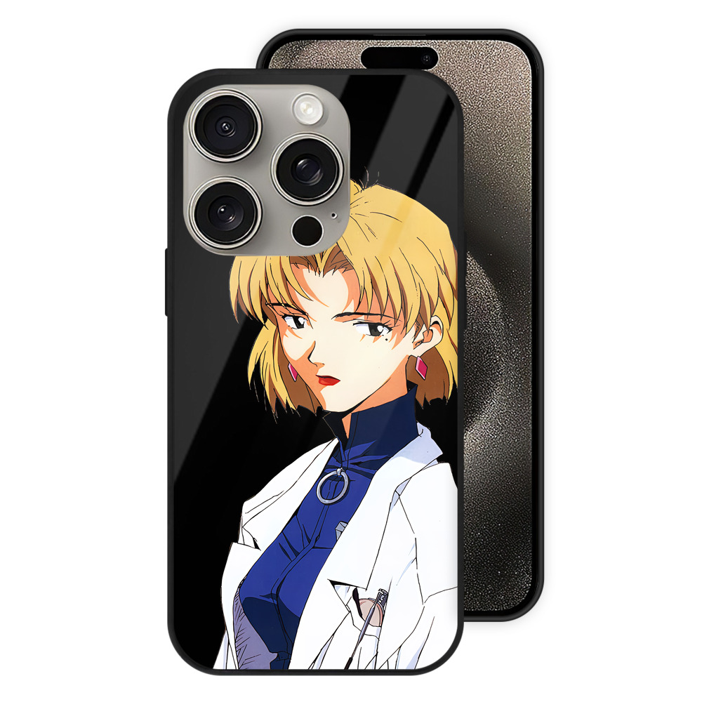 （画像用） EVA 新世紀エヴァンゲリオン 【iPhone15Pro対応】スマホケース 耐衝撃＆黄変防止 背面ガラス
