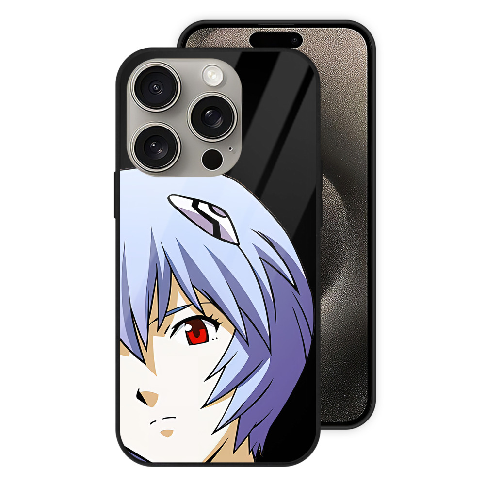 （画像用） EVA 新世紀エヴァンゲリオン 【iPhone15Pro対応】スマホケース 耐衝撃＆黄変防止 背面ガラス