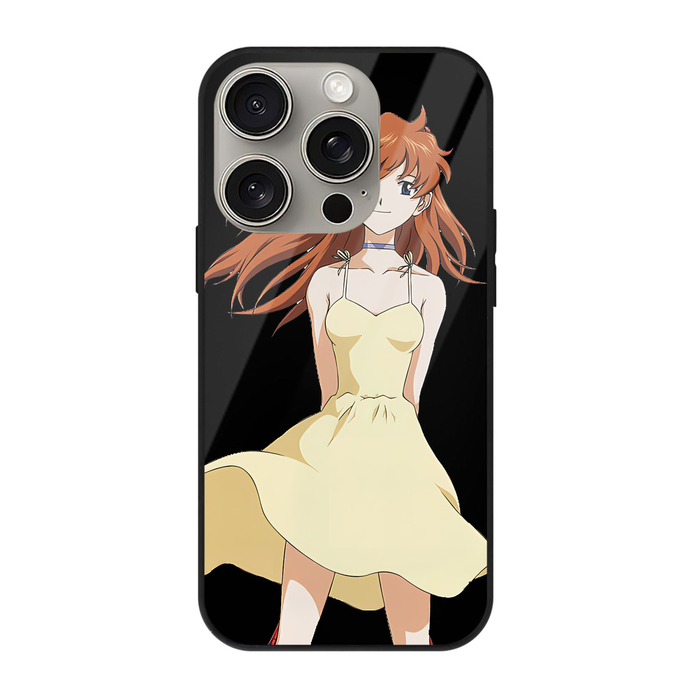 （画像用） EVA 新世紀エヴァンゲリオン 【iPhone15Pro対応】スマホケース 耐衝撃＆黄変防止 背面ガラス