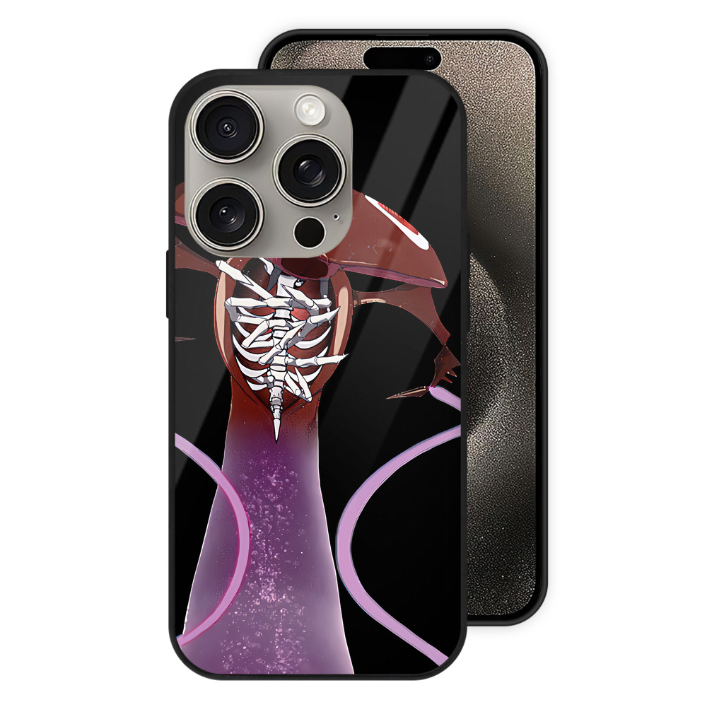 （画像用） EVA 新世紀エヴァンゲリオン 【iPhone15Pro対応】スマホケース 耐衝撃＆黄変防止 背面ガラス