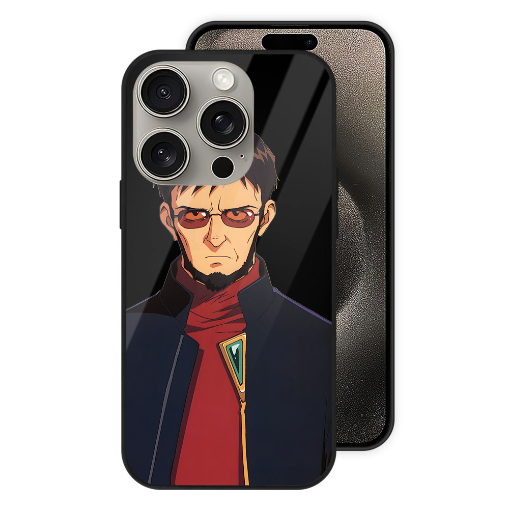 （画像用） EVA 新世紀エヴァンゲリオン 【iPhone15Pro対応】スマホケース 耐衝撃＆黄変防止 背面ガラス