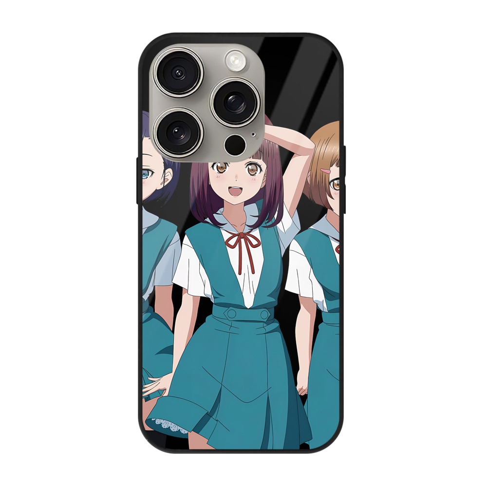 （画像用） EVA 新世紀エヴァンゲリオン 【iPhone15Pro対応】スマホケース 耐衝撃＆黄変防止 背面ガラス