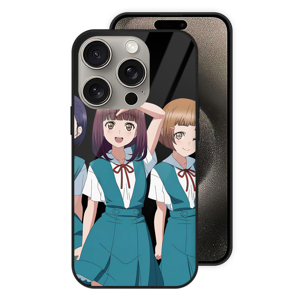（画像用） EVA 新世紀エヴァンゲリオン 【iPhone15Pro対応】スマホケース 耐衝撃＆黄変防止 背面ガラス