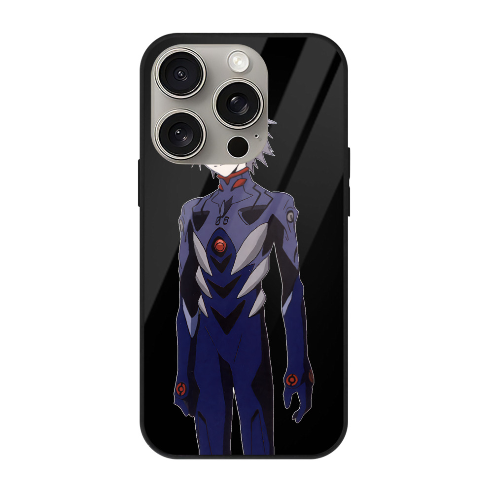（画像用） EVA 新世紀エヴァンゲリオン 【iPhone15Pro対応】スマホケース 耐衝撃＆黄変防止 背面ガラス