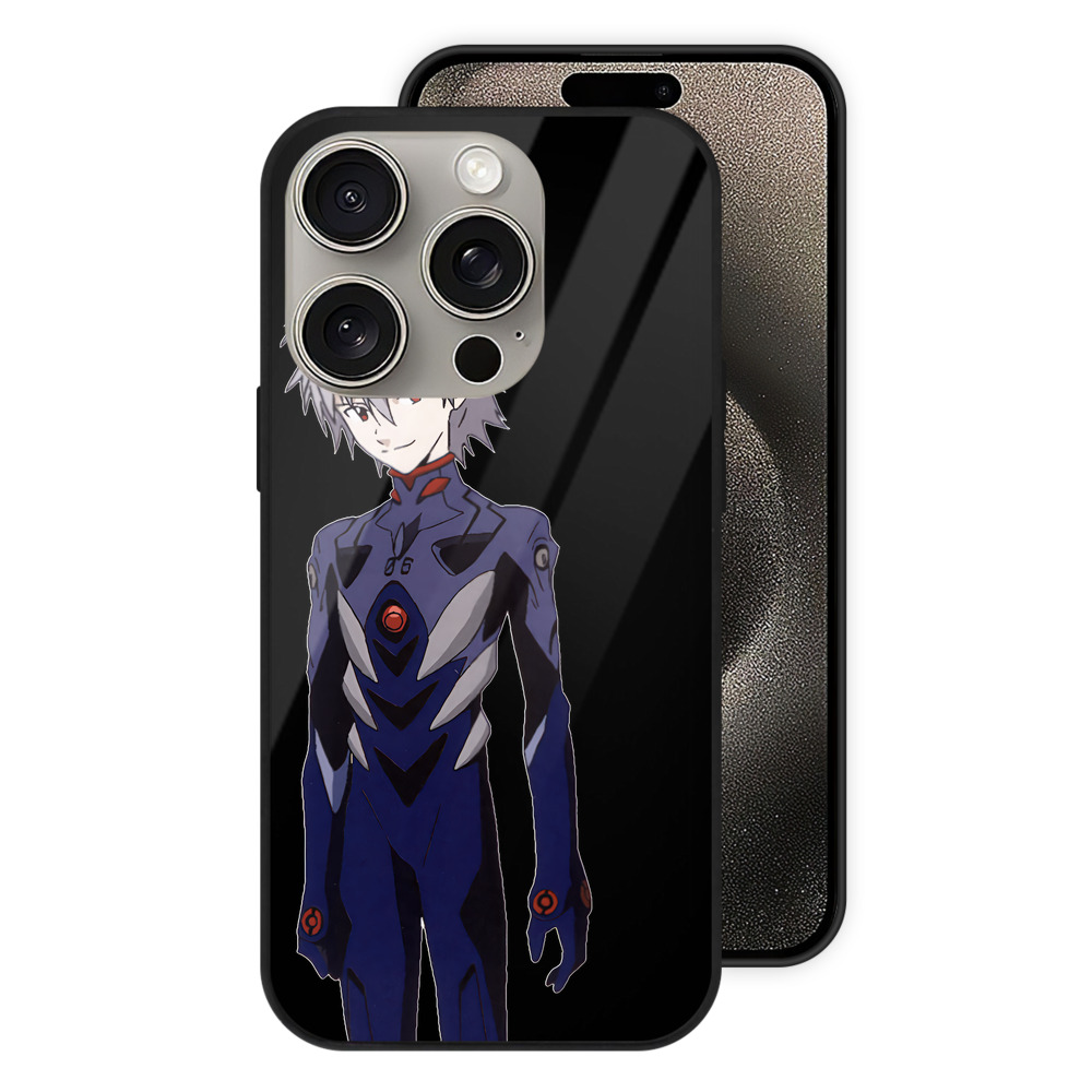 （画像用） EVA 新世紀エヴァンゲリオン 【iPhone15Pro対応】スマホケース 耐衝撃＆黄変防止 背面ガラス